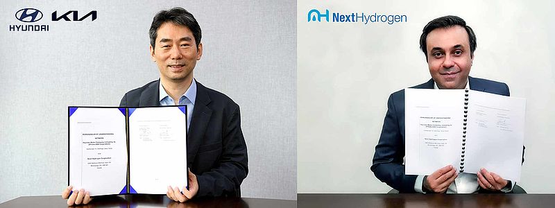 Hyundai Motor Group arbeitet mit Next Hydrogen an grünem Wasserstoff