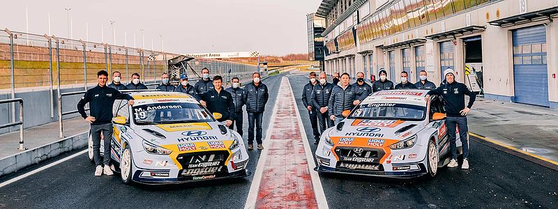 Saisonauftakt für das Hyundai Team Engstler in der ADAC TCR Germany